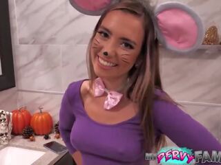 Feature Step-sister Is Dressed As a Mouse Gets Big johnson Pounding