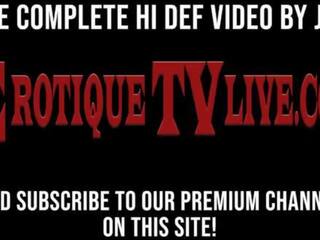 Erotique Entertainment - High Heels, Sheer Stockings, and Squirt Veronica Rodriguez and Eric John start Love on Erotiquetvlive