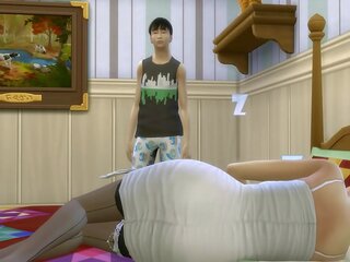 Japanese Son Fucks Japanese Mom immediately following After Sharing The Same Bed
