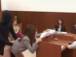 Japanese divinity Lawyer Gets Fucked By A Invisible Man