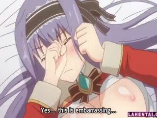 Hentai damsel gets fingered and rides