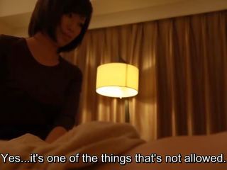 Subtitled Japanese hotel massage handjob leads to x rated film in HD