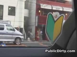 Japanese feature Sucking penis In Front Seat Of Car