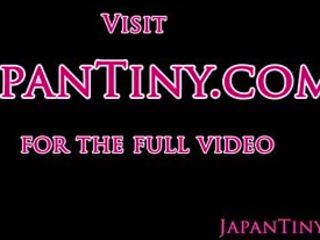 Japanese Petite divinity Facialized in Threesome: Free xxx film e5