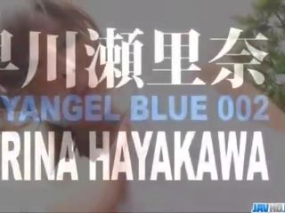 Serina Hayakawa amazes with her double cock sucking