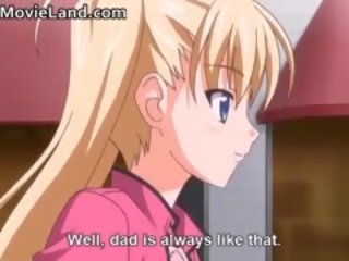 Nasty hard up Blonde Big Boobed Anime babe Part3